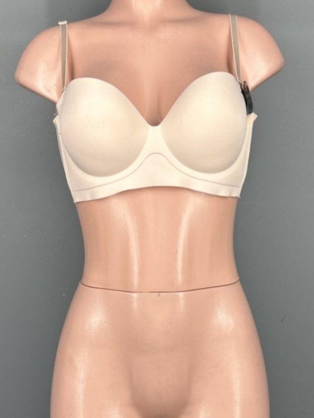SOPHIE B Cream Convertible Strapless Bra with Removable Straps Size 36 C.